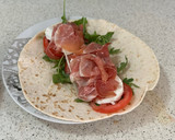 Foto del paso 3 de la receta: Piadinas con jamón serrano