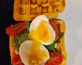Une image de l'étape 5 de Gaufres patate douce.