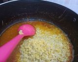 A picture of step 2 of Moong daal.
