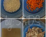 Foto langkah ke 2 dari resep MPASI #9: Bubur Beras Ikan Bawal Wor (5+).