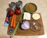 A picture of step 1 of Caramelized Tomato Soup.