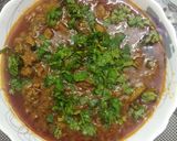 A picture of step 4 of Aloo keema recipe.