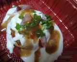 A picture of step 3 of Alu Tikki Chat.