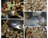 A picture of step 2 of Sugar free dryfruit modak.
