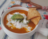 Foto del paso 4 de la receta: Sopa Azteca o sopa de tortilla mexicana -con totopos-