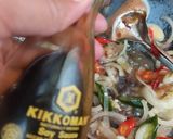 Foto langkah ke 2 dari resep Tumis Daging Sayur Lada Hitam.