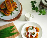 Foto langkah ke 5 dari resep Pisang Bakar Karamel Vla Santan.