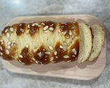 A picture of step 21 of Tsoureki (Greek Easter Bread).