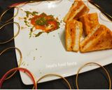 A picture of step 9 of Bread pakoda.