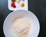 A picture of step 1 of Egg pkoda.