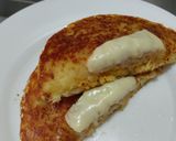 Foto del paso 7 de la receta: Arepa de yuca y mazorca rellenas de pollo y queso🫓🌽🥯!!!