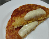 Foto del paso 7 de la receta: Arepa de yuca y mazorca rellenas de pollo y queso🫓🌽🥯!!!