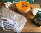 A picture of step 1 of White Bean and Butternut Soup.