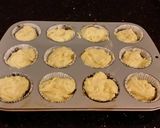 A picture of step 14 of Brownie Bottom Vanilla Butter Cake Cupcakes.