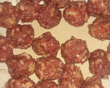 A picture of step 3 of Meatballs #smallchopcontest.