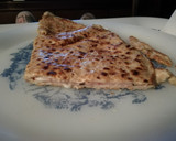 Foto del paso 3 de la receta: Crepe integral con tòfona y pistachos con queso de cabra 🦃 🐑