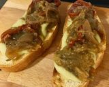 A picture of step 7 of Guacamole, Escalivada, and Sardine Toasts.