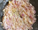 A picture of step 1 of Masala Maggi Sakshuka.