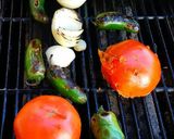A picture of step 3 of Mike's Mango Pineapple Habenero Salsa.