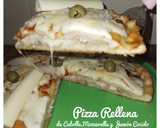 Foto del paso 6 de la receta: Pizza rellena fácil 🍕🍻 Cebolla, jamón Cocido y Mozzarella