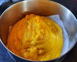 A picture of step 3 of Eggless Mango Cake baked in Cooker.