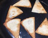 A picture of step 2 of Crispy Tortilla Chips.