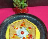 A picture of step 4 of Bread Omelette For Breakfast.
