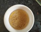 A picture of step 1 of Sorsha posto koi (fish).