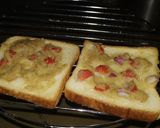 A picture of step 6 of Rock Toast (Semolina Bread Cheese toast).