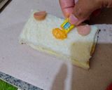 Foto langkah ke 7 dari resep Bekal Bento Sandwich 3in1.