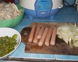 Foto langkah ke 1 dari resep Tumis Jasiste... jamur sosis pete.