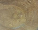 A picture of step 3 of Sooji Halwa.