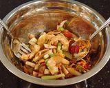 A picture of step 4 of Asian Shrimp Salad Lettuce Wraps.