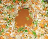 A picture of step 4 of Masala cheese macaroni.