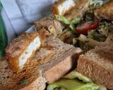 Une image de l'étape 3 de Salade 🥗 de pâtes aux toasts de chèvre chaud.