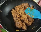 A picture of step 3 of Sattu Coconut Burfi.