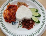 Gambar langkah 5 resipi 👩‍🍳Nasi Lemak Sambal Telur.