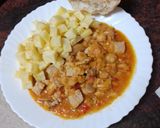 Foto del paso 6 de la receta: Guiso de otoño con garbanzos y carne de cochino