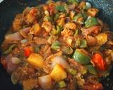 Stir fry chicken masala with vegetables recipe step 3 photo
