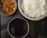 A picture of step 2 of Tamarind rice(Leftover rice).