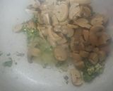 A picture of step 2 of Mushroom Cheese Franky.