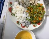 Hình bước làm 2 của món Cơm chiên hải sản