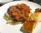 A picture of step 4 of Hearty spaghetti sauce.