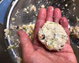 A picture of step 4 of Japanese Shrimp and Tofu fried Dumplings.