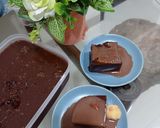 Foto langkah ke 5 dari resep Puding Pisang Vla Cokelat.