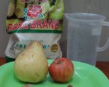 Foto langkah ke 1 dari resep Setup Buah Pir Apel.