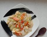 Foto langkah ke 5 dari resep Cah Sawi Telur.