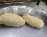 A picture of step 1 of Khasta sweet.