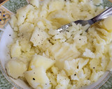 Foto del paso 7 de la receta: Pechuga de pollo especiada con timbal de puré de patata