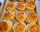 A picture of step 7 of My Greek Yoghurt Scones.